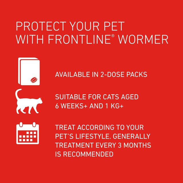 FRONTLINE Wormer Cat film coated tablets thumbnail 6