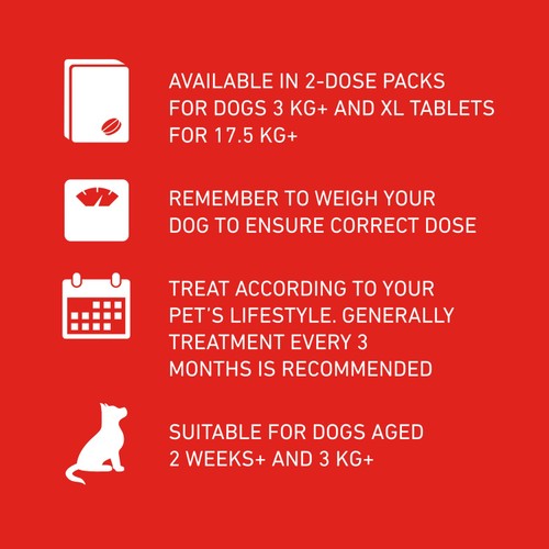 FRONTLINE Wormer Tablets Dog from 3kg thumbnail 3