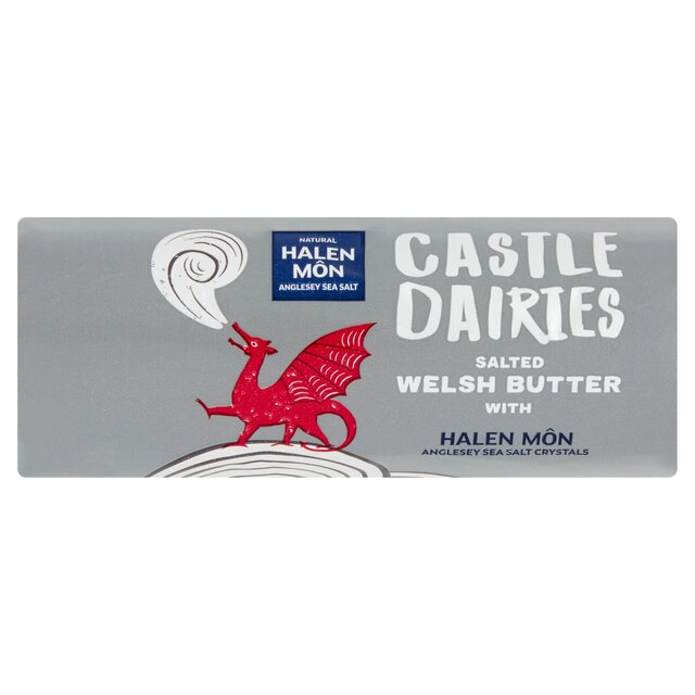 Castle Dairies Welsh Butter with Halen Mon's Sea Salt