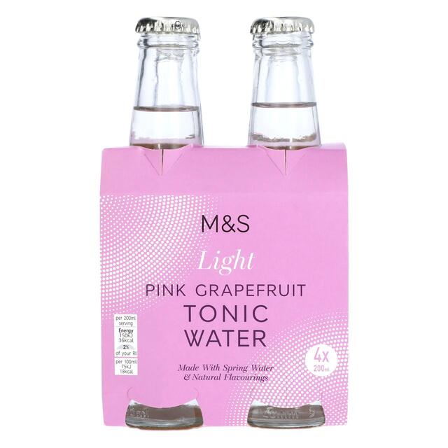 M&S Light Pink Grapefruit Tonic Water
