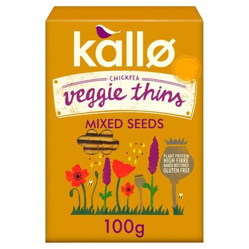 Kallo Veggie Thins Mixed Seeds