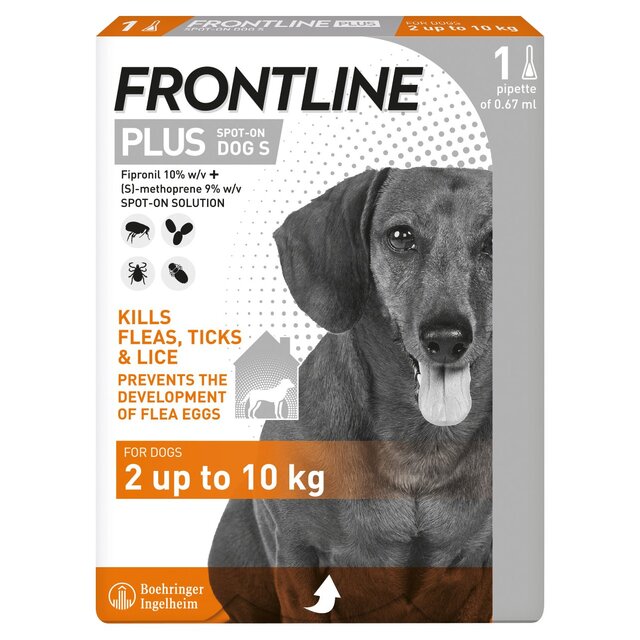 FRONTLINE Plus Small Dog Flea & Tick 2-10kg