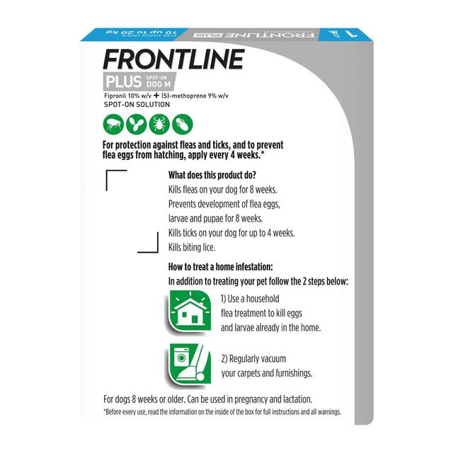 FRONTLINE Plus Medium Dog Flea & Tick 10-20kg thumbnail 2