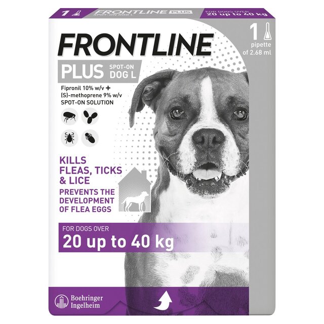 FRONTLINE Plus Large Dog Flea & Tick 20-40kg