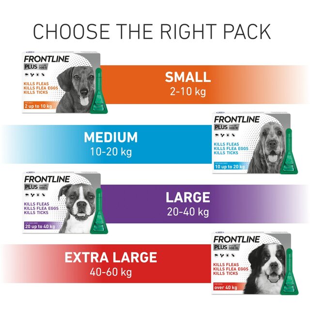 FRONTLINE Plus Large Dog Flea & Tick 20-40kg thumbnail 5