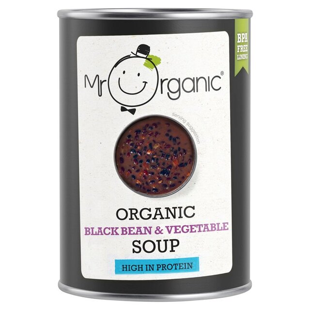 Mr Organic Black Bean & Vegetable Soup thumbnail 3