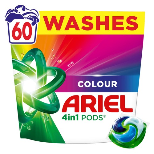 Ariel Colour All in1 Pods Washing Capsules 58 Washes