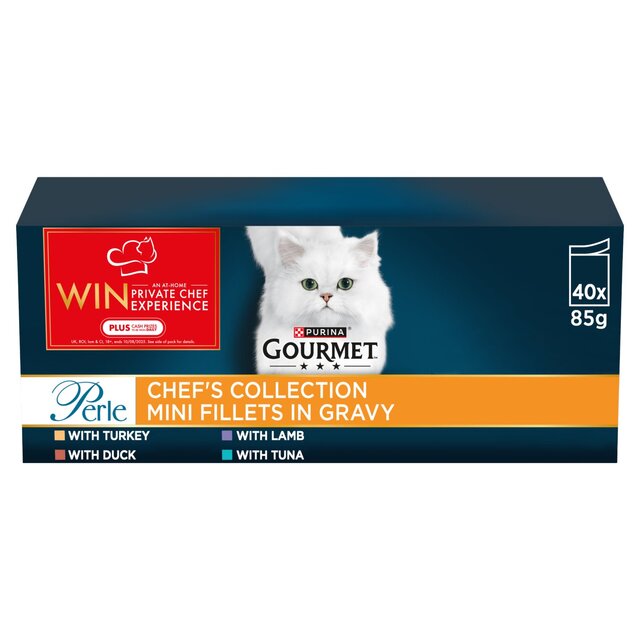 Gourmet Perle Chef's Collection in Gravy Wet Cat Food