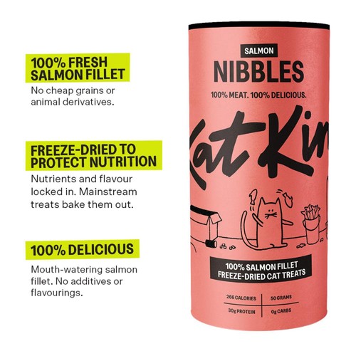 KatKin Salmon Nibbles Cat Treats thumbnail 4