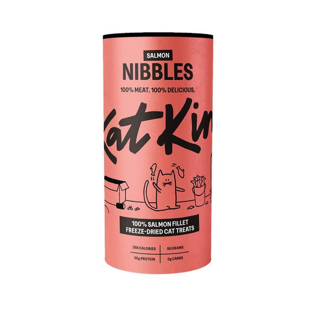 KatKin Salmon Nibbles Cat Treats