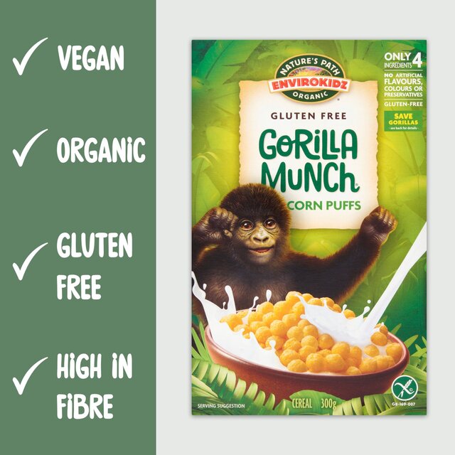 Natures Path Gluten Free Organic Cereal Gorilla Munch thumbnail 3