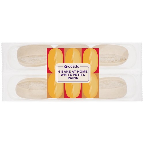 Ocado Bake at Home White Petits Pains