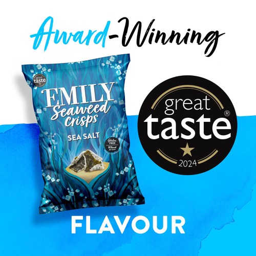Emily Seaweed Crisps Sea Salt thumbnail 5