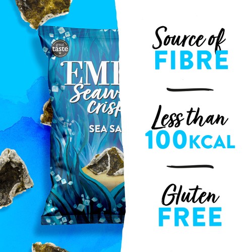Emily Seaweed Crisps Sea Salt thumbnail 8