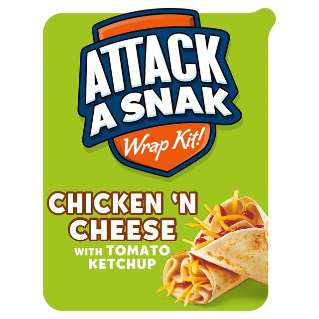 Attack-A-Snack Chicken & Cheese Wrap