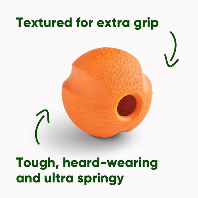 Beco Natural Rubber Fetch Ball - Orange thumbnail 3