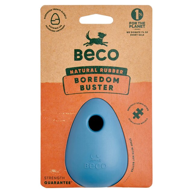 Beco Natural Rubber Boredom Buster - Blue