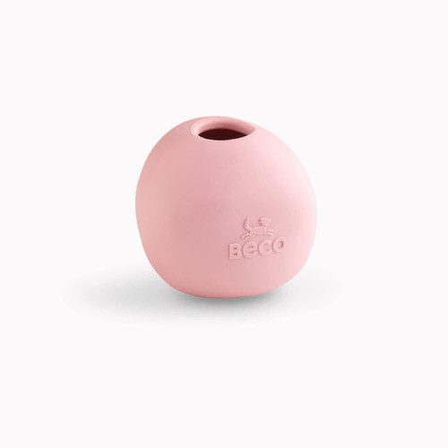 Beco Natural Rubber Wobble Ball - Pink thumbnail 2