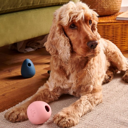 Beco Natural Rubber Wobble Ball - Pink thumbnail 3