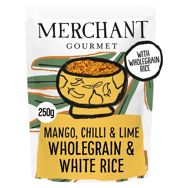 Merchant Gourmet Mango, Chilli & Lime Wholegrain & White Microwave Rice