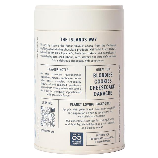Islands Chocolate 37% White Chocolate Button Tin thumbnail 3