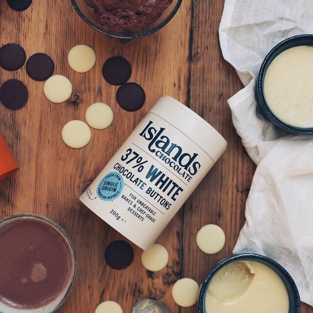 Islands Chocolate 37% White Chocolate Button Tin thumbnail 5