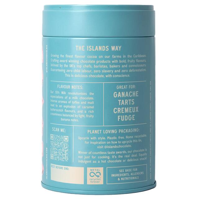 Islands Chocolate 55% Milk Chocolate Button Tin thumbnail 2