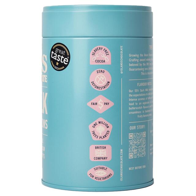 Islands Chocolate 55% Milk Chocolate Button Tin thumbnail 3