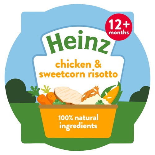 Heinz Chicken & Sweetcorn Risotto Baby Food Tray 1+ Year thumbnail 2