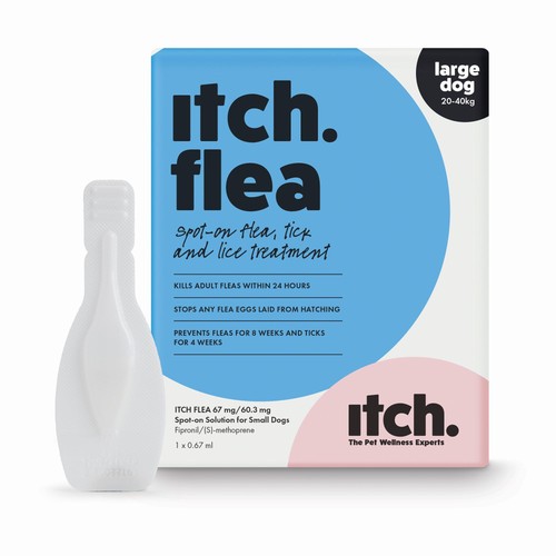 Itch Flea Large Dog Spot-On Flea & Tick treatment (20-40kg) thumbnail 2