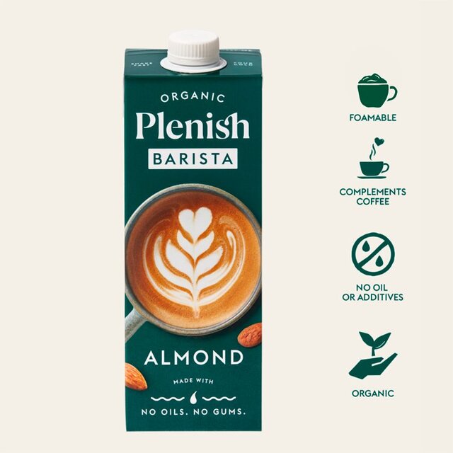 Plenish Organic Almond Barista Milk Long Life thumbnail 5