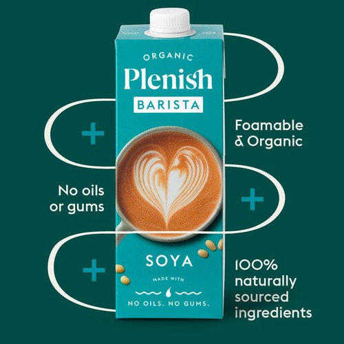 Plenish Organic Soya Barista Milk Long Life thumbnail 4