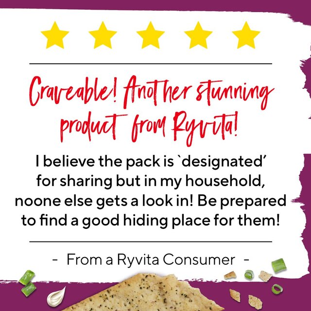 Ryvita Snack It Thins Sour Cream and Chive Flatbread Snacks thumbnail 8