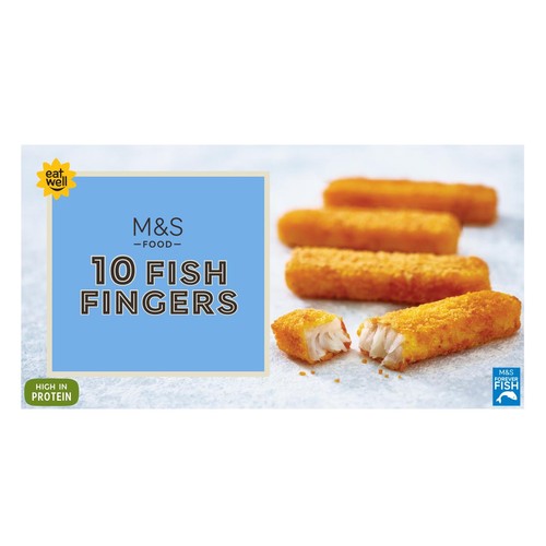 M&S 10 Fish Fingers Frozen
