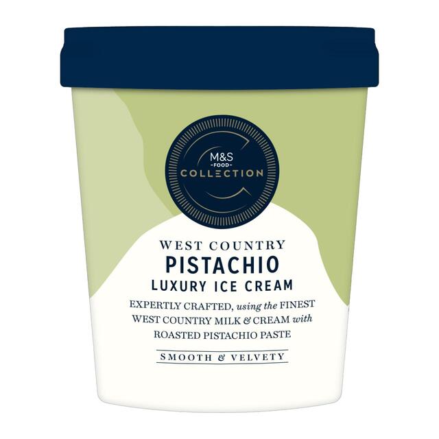 M&S Collection Pistachio Luxury Ice Cream thumbnail 2