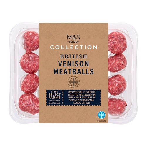 M&S Collection Venison Meatballs