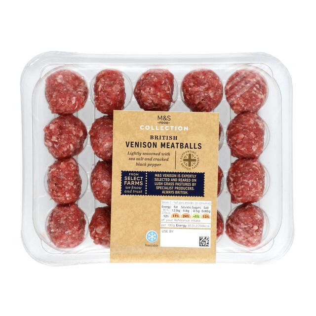 M&S Collection Venison Meatballs
