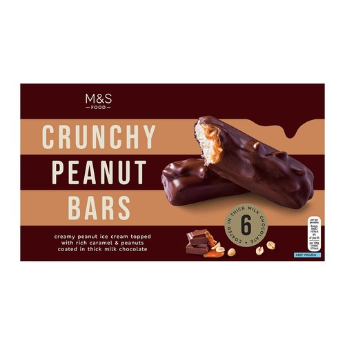 M&S Crunchy Peanut Chocolate Ice Cream Bars thumbnail 2