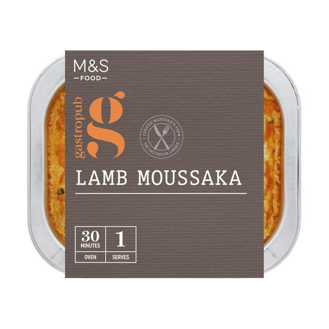 M&S Gastropub Lamb Moussaka for One
