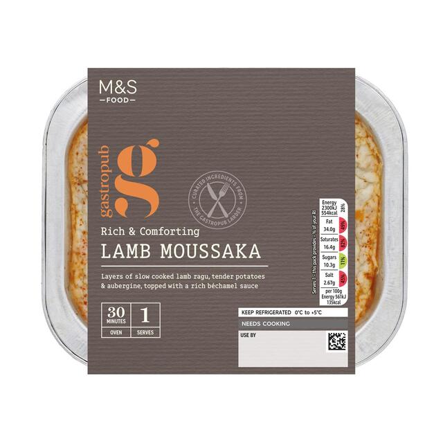 M&S Gastropub Lamb Moussaka for One thumbnail 2