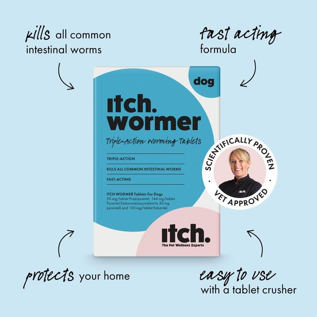 Itch Wormer Tablet Treatment For Dogs (3-20kg) thumbnail 3