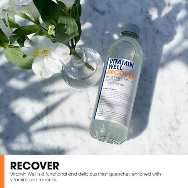 Vitamin Well Water Recover Elderflower & Peach thumbnail 2