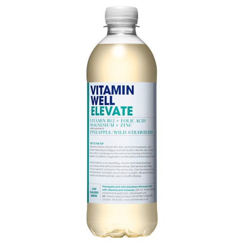 Vitamin Well Water Elevate Pineapple & Wild Strawberry