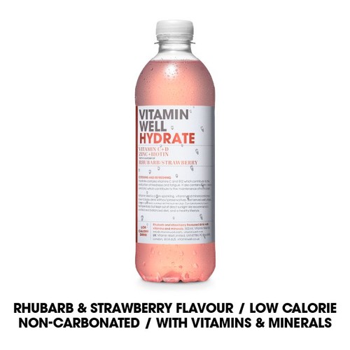 Vitamin Well Water Hydrate Rhubarb & Strawberry thumbnail 5