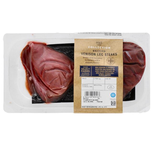 M&S Collection Venison Leg Steaks