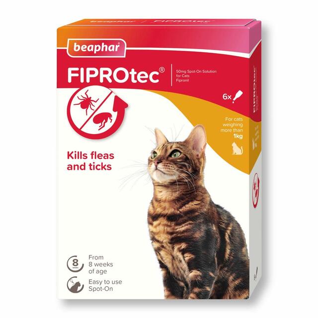 Beaphar FIPROtec Flea & Tick Spot-On for Cats