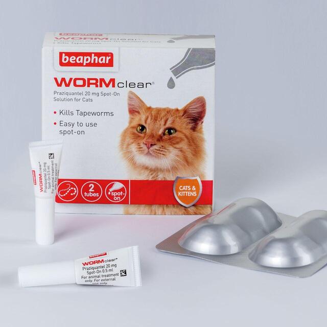 Beaphar WORMclear Worming Spot-On for Cats thumbnail 2