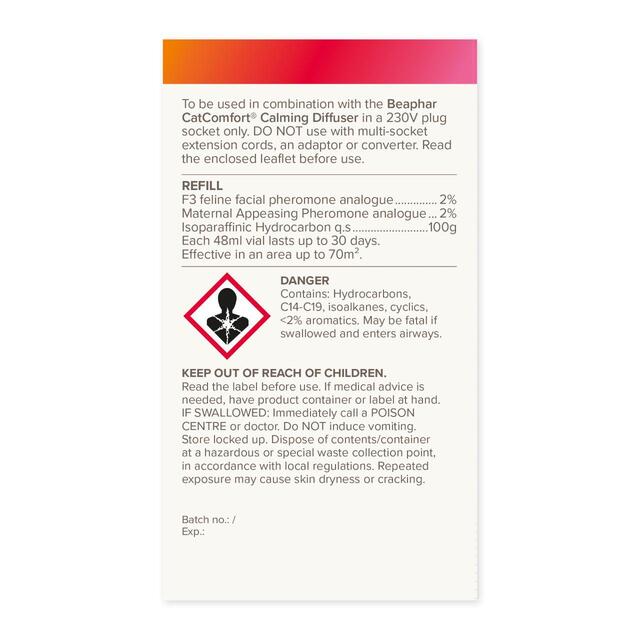 Beaphar CatComfort Excellence Calming Diffuser Refill for Cats thumbnail 6