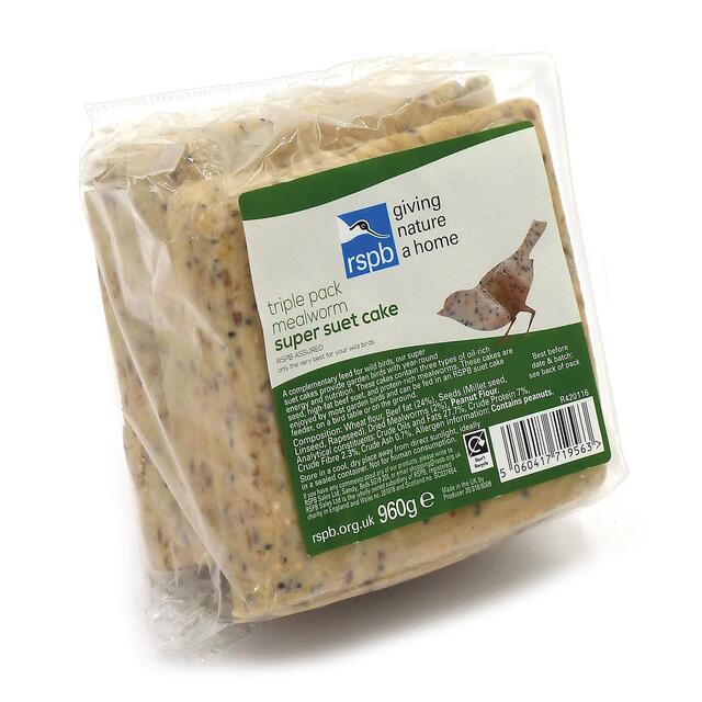 RSPB Super Suet Mealworm Cake