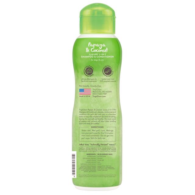 TropiClean Papaya and Coconut Shampoo thumbnail 2